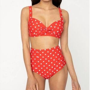 NWT Marina West Minnie Two Piece Bikini Set Size Small